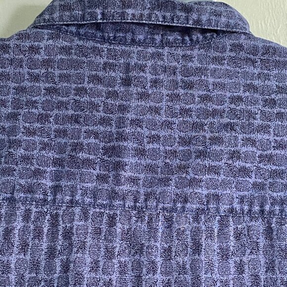 L2 Casual Cotton Short Sleeve Button Down Shirt Mens Large - Picture 7 of 9